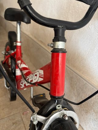 Bicicleta infantil SPEED roja