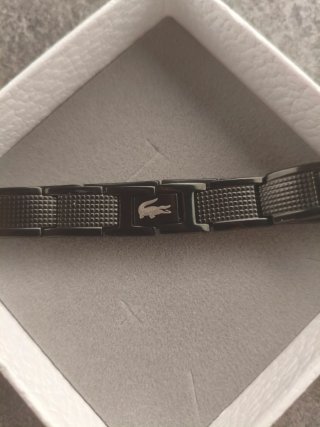 Pulsera Lacoste Negra