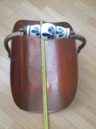 Leñero/Revistero Vintage Cobre