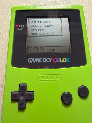 Pokemon Cristal Game Boy Color ESP