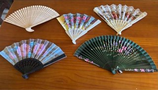 Mantón+ábanicos flamencos+chal