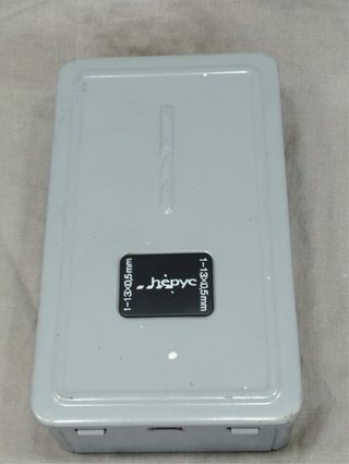 Caja de 25 BROCAS HSS de 1/13-0’5.