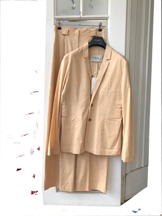 Traje Beige/Rosa