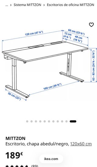 2 Escritorios grandes. Oficina