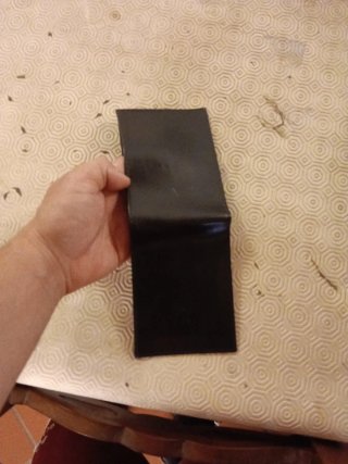 Portafogli in pelle nera Banca Popolare