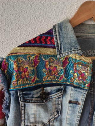 Chaqueta Vaquera Desigual Multicolor