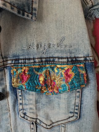 Chaqueta Vaquera Desigual Multicolor