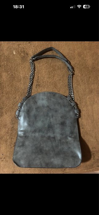 Bolso Jaspeado Gris Cadena