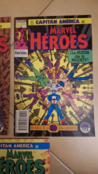 Marvel héroes capitán América 51 a 53