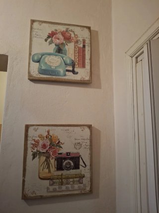 Set 2 stampe shabby chic