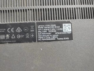Portátil Lenovo 330 15 IKB.del 2019 disco duro M2.