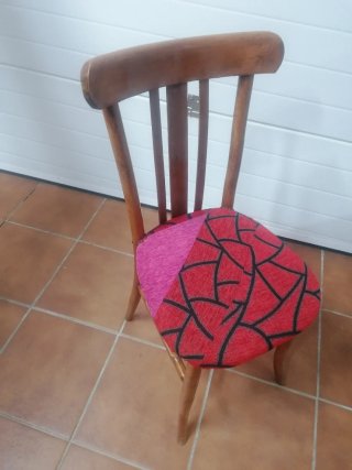 Silla Thonet Vintage Tapizada
