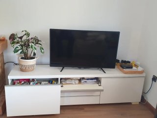 Mueble TV Bestå Burs Ikea Blanco