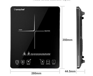 Placa Inducción AMZCHEF 2000W Portátil