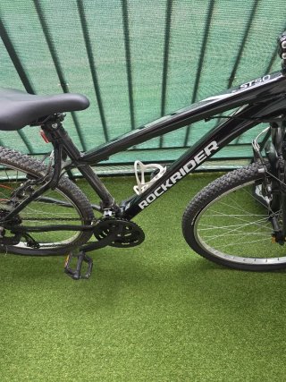 Bicicleta Rockrider ST50 negra Talla S