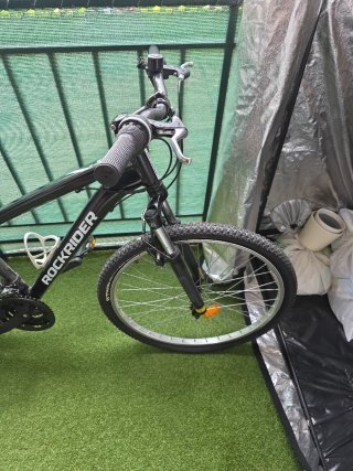 Bicicleta Rockrider ST50 negra Talla S