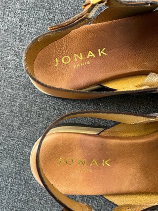 Sandalias Jonak Talla 39 Marrón