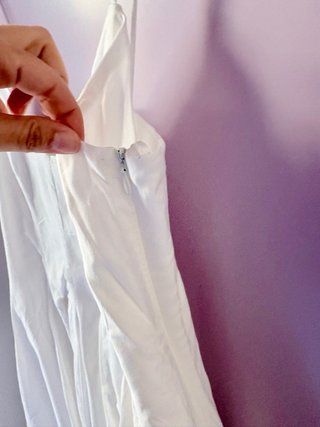 Vestito Zara bianco in cotone