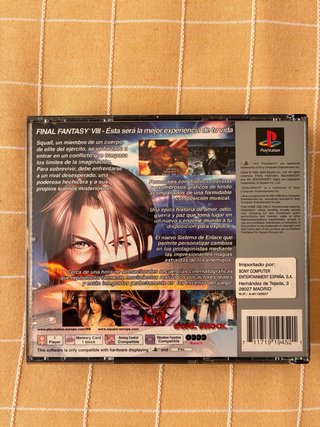Final Fantasy VIII PS1 PAL España