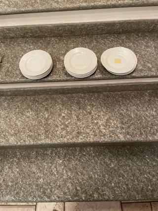 12 piattini da dessert nuovi