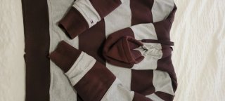 Sudadera Tommy Hilfiger Rayas Gris y Marrón