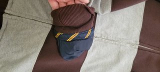 Sudadera Tommy Hilfiger Rayas Gris y Marrón