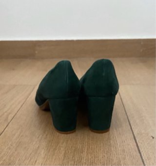 Tacones Mimao ante verde T39