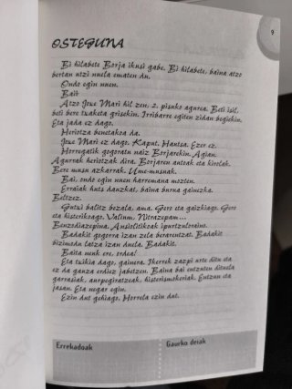 Idoiaren Agenda / Gariren Agenda