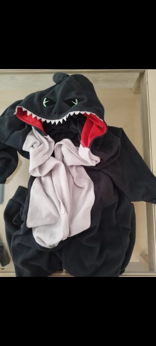 Mono de tiburón unisex talla única