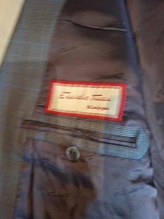 Americana Emidio Tucci Príncipe de Gales Talla 58