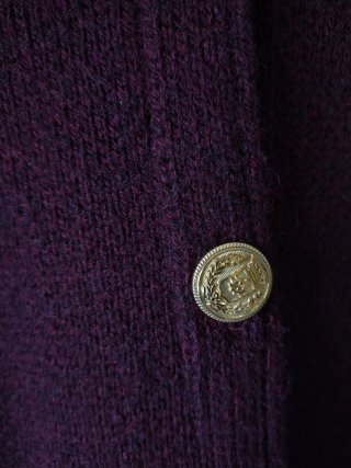 Chaqueta Zara Morada Botones Dorados