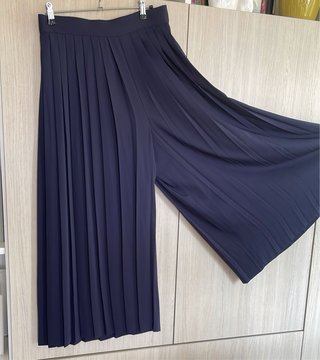 Falda pantalón plisada Massimo Dutti Talla S
