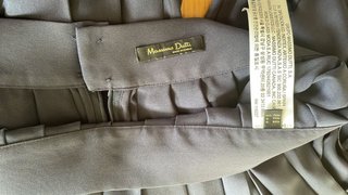 Falda pantalón plisada Massimo Dutti Talla S