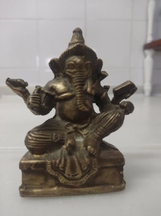 Estatuilla hindú Ganesha bronce