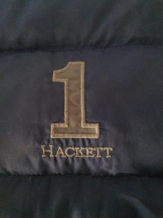 Chaleco Hackett reversible plumas TALLA 13 a 14 añ