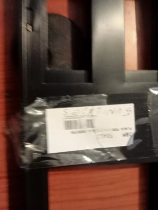 Portamatrículas Negro