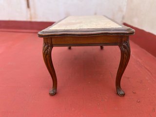 Mesa de centro madera y mármol