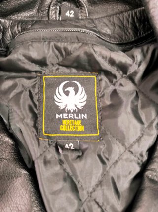 Chaqueta Moto Cuero Merlín Heritage