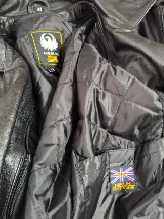 Chaqueta Moto Cuero Merlín Heritage
