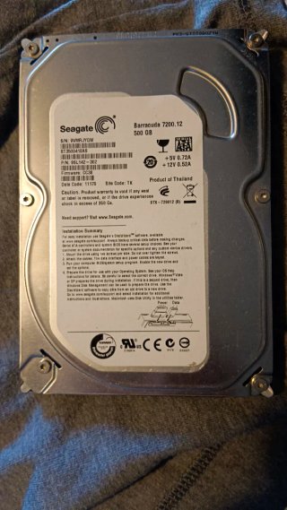 Disco Duro Seagate Barracuda 7200.12 500GB