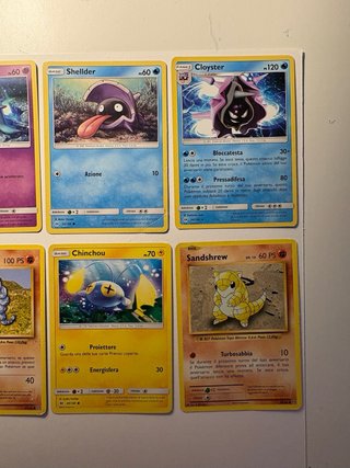 Pokémon lotto 10 carte Italiane Originali