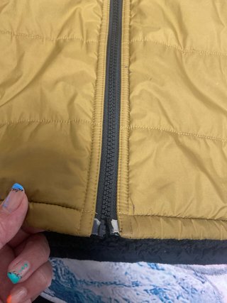 Abrigo The North Face Negro y camel