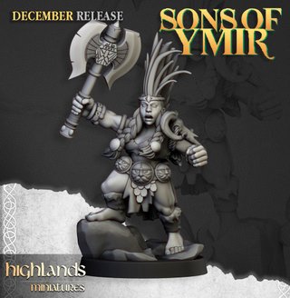 Mujer Matademonios - Highlands Miniatures