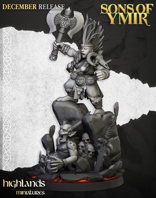 Mujer Matademonios - Highlands Miniatures