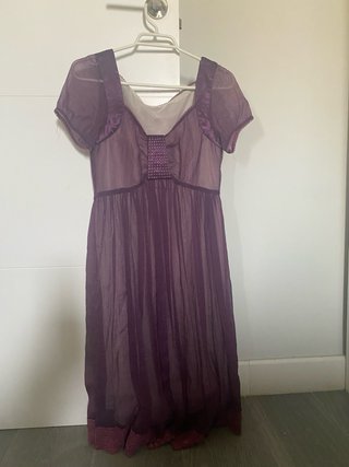 Vestido vintage morado