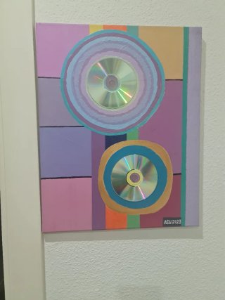 Cuadro Pintura Acrílica CD