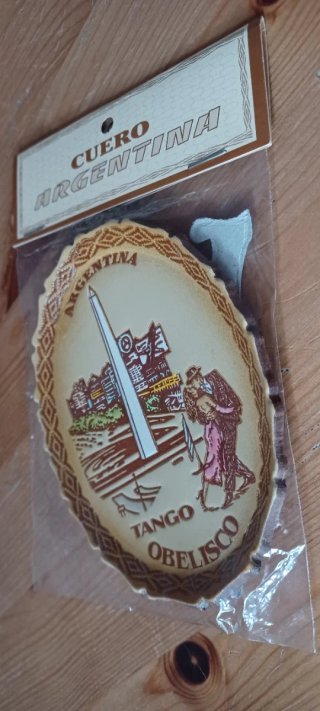 Souvenir Vintage anni'80 Argentina Obelisco Tango