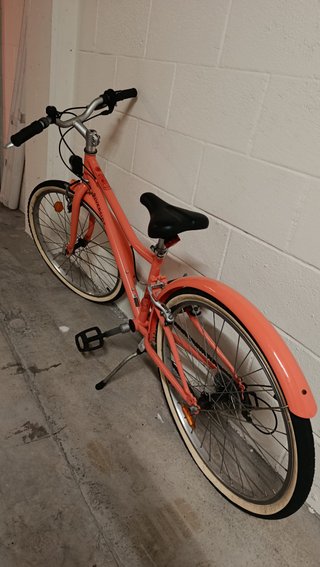 Bicicleta infantil naranja
