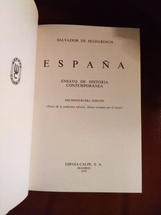 HISTORIA DE ESPAÑA - TUÑON DE LARA - MADARIAGA -E4