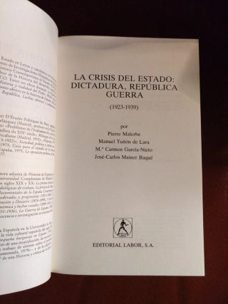 HISTORIA DE ESPAÑA - TUÑON DE LARA - MADARIAGA -E4
